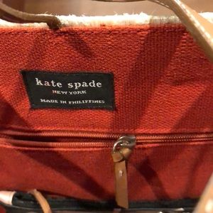 kate spade Bags - Kate Spade Limited KS Cream and Black Straw Tote kate spade Bags - Kate Spade Limited KS Cream and Black Straw Tote